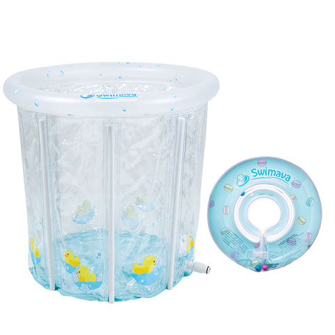 2022 New Design -Swimava P2 Baby Spa Pool + Ring + Diaper Combo Set - Holiday Sales!